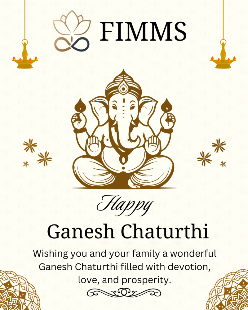 Cream and Gold Traditional Ganesh Chaturthi Greeting Instagram Post